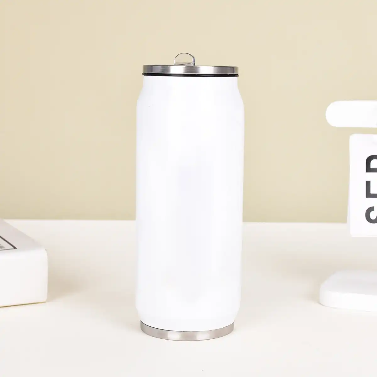 Termo lata con sorbete 500 ml