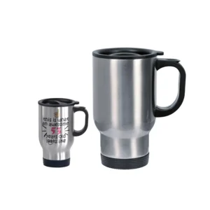 Jarra Viajera para Autos 450 ml plata